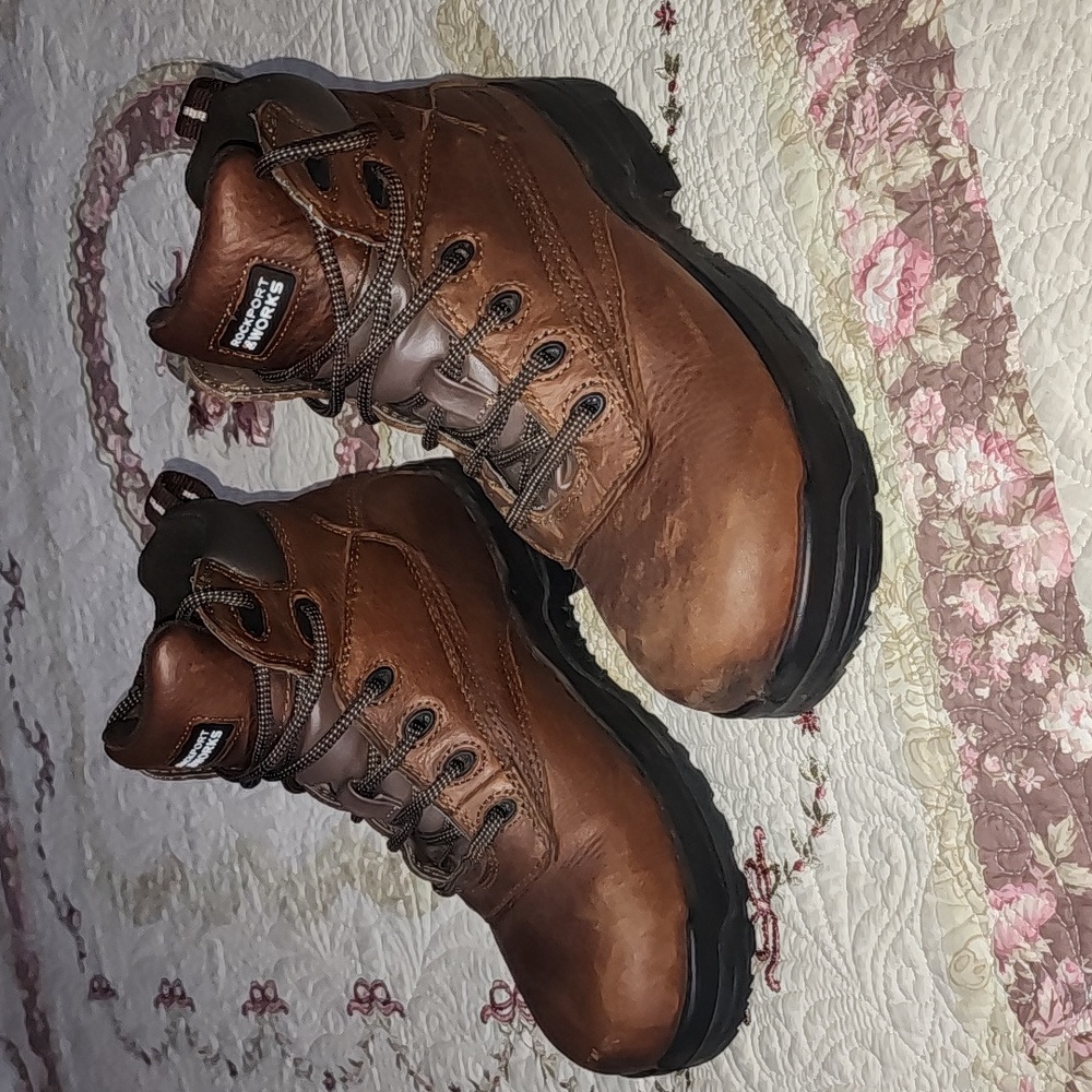 Womens Rockport Works Safety Toe Work Boots